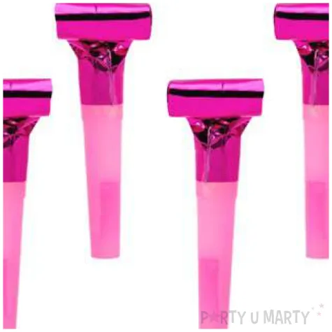 gwizdki ciemny rozowy 6 szt patrydeco