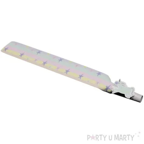 gwizdki papierowe jednorozec folat 24 cm 6 szt