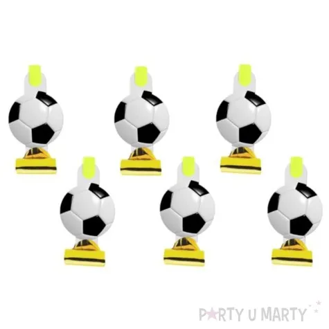 gwizdki papierowe pilka nozna congee 6 szt