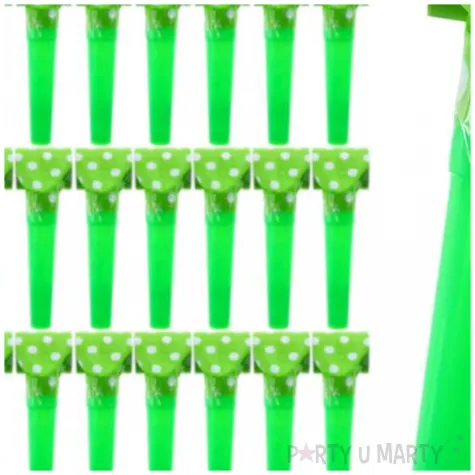 gwizdki zwijane groszki zielony godan 100 szt