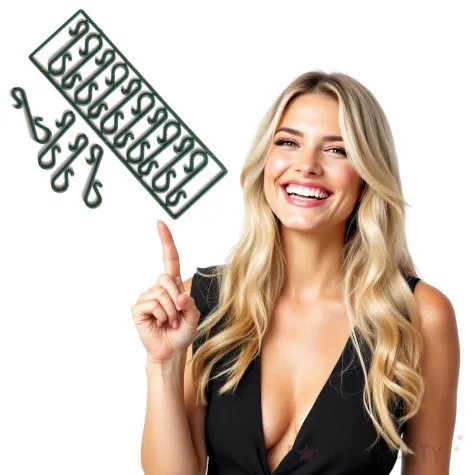 haczyki do ozdob classic zielone aliga 60 szt