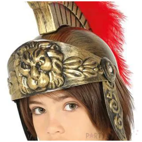 helm rzymianin z piorem guirca