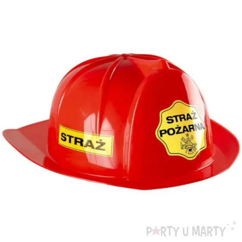 helm strazak polski czerwony kraszek