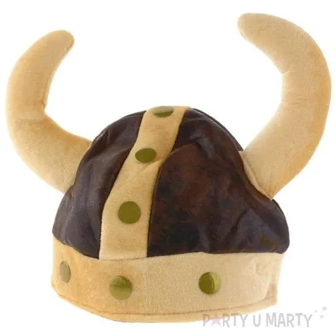 helm wiking z rogami miekki godan