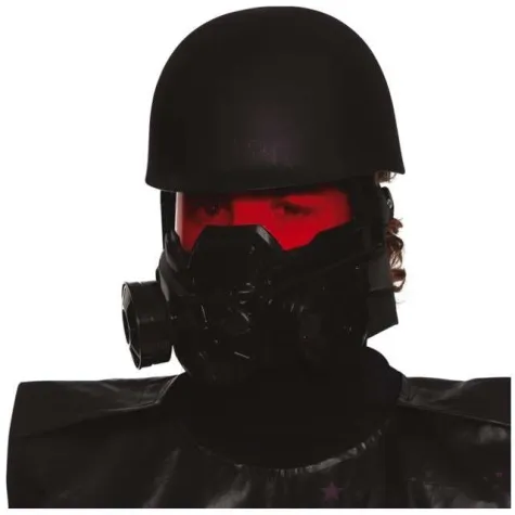 helm zolnierz apokalipsy czarny guirca