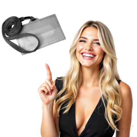 holder smycz czarna titanum 93 x 60 mm