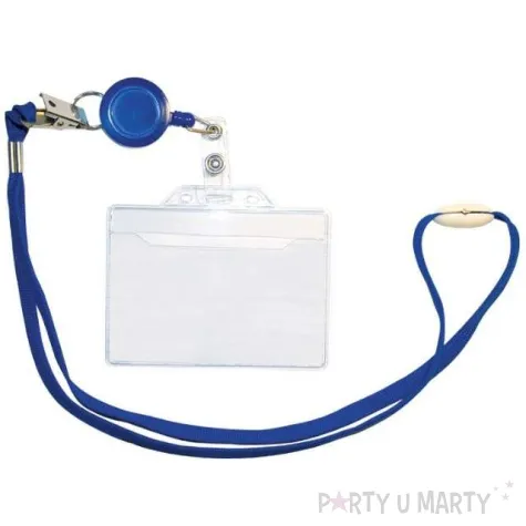 holder smycz z eurozawieszka niebieska titanum 93 x 60 mm