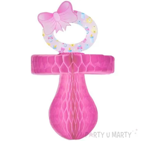 honeycomb smoczek honeycomb rozowa widmann