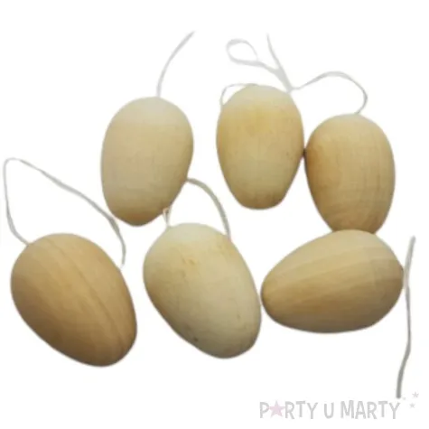 jajka drewniane aliga 4 cm 12 szt