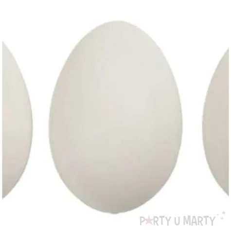 jajka plastikowe naturalne titanum 6 cm 10 szt