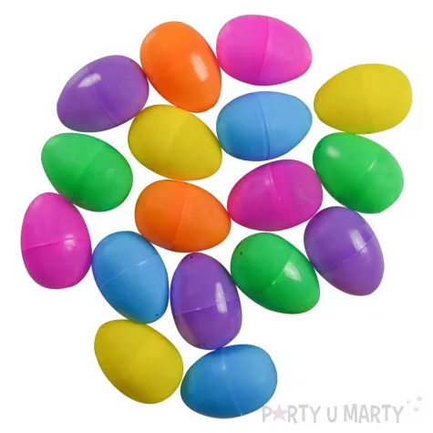 jajka plastikowe otwierane neonowe mix arpex 4 5 cm 18 szt