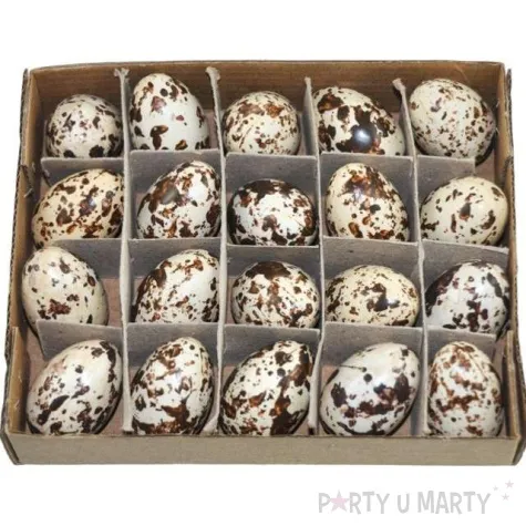 jajka przepiorcze dekoracyjne nakrapiane aliga 20 szt