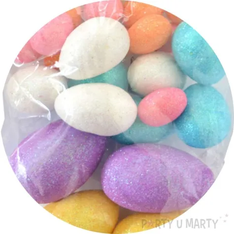 jajka styropianowe brokatowe pisanki mix arpex 2 5 6 cm 24 szt