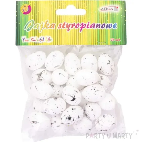 jajka styropianowe nakrapiane aliga 2 5 cm 25 szt