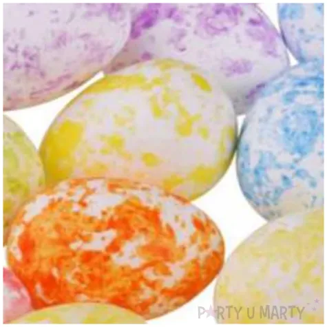 jajka styropianowe nakrapiane mix arpex 2 5 3 5 cm 18 szt