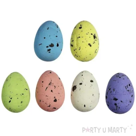 jajka styropianowe nakrapiany mix titanum 12 szt