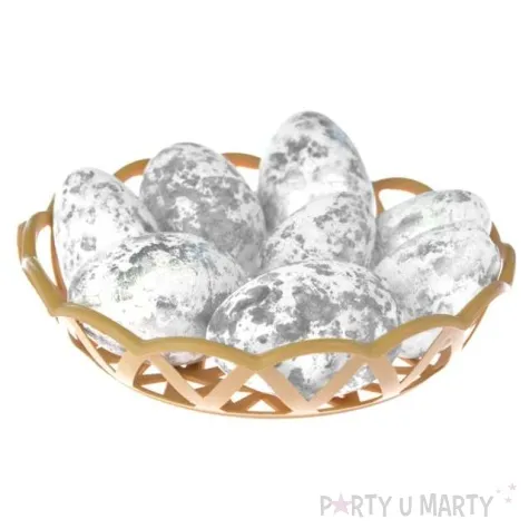 jajka styropianowe pisanki posrebrzane arpex 5 5 cm 8 szt