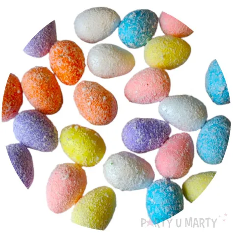 jajka styropianowe pisanki z puchem mix aliga 3 5 cm 25 szt