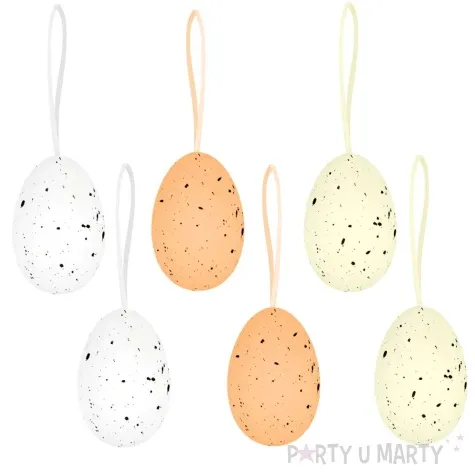 jajka zawieszki jajka partypal 6 szt