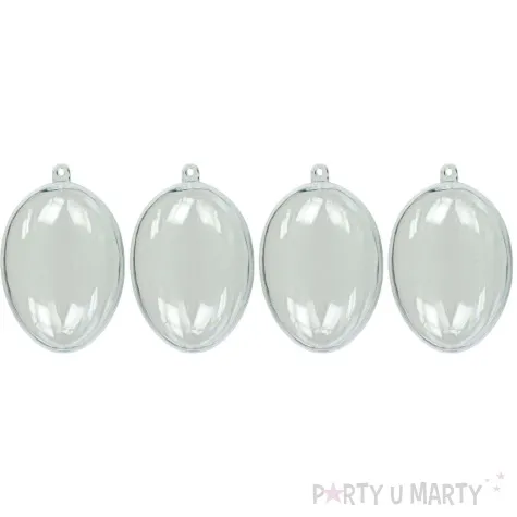 jajko do dekoracji wiszace akrylowe 8 cm titanum 4 szt