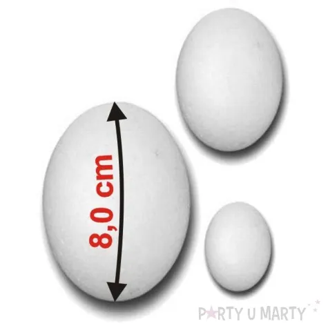 jajko styropianowe 80 mm m