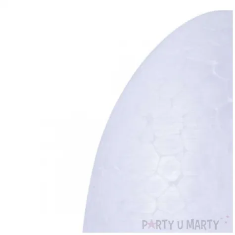 jajko styropianowe gladkie bialy arpex 15 cm