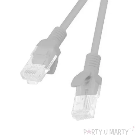 kabel krosowy patchcord u utp kat 5e 0 25m szary