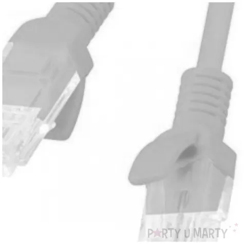 kabel krosowy patchcord u utp kat 5e 0 25m szary
