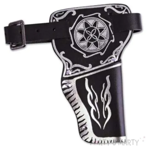 kabura kowboj rozeta czarna fries 90 cm