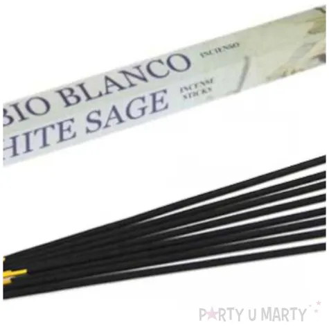 kadzidelka indyjskie zapach biala szalwia dlugie ravi 8szt