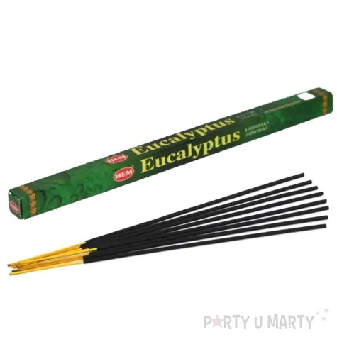 kadzidelka indyjskie zapach eukaliptus dlugie hem 8szt