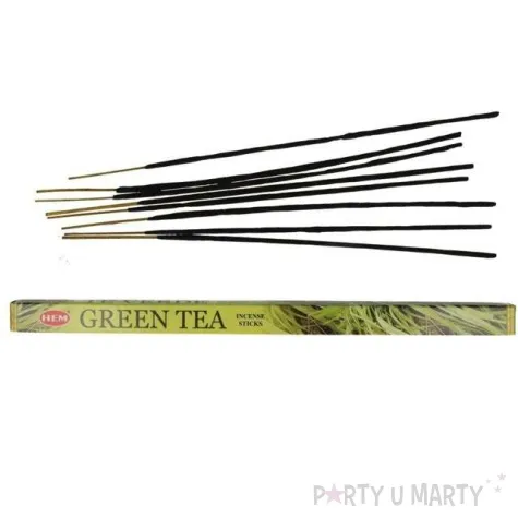 kadzidelka indyjskie zapach green tea dlugie ravi 8szt