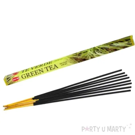 kadzidelka indyjskie zapach green tea dlugie ravi 8szt