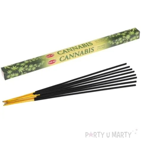 kadzidelka indyjskie zapach konopi dlugie ravi 8szt