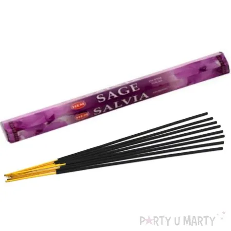 kadzidelka indyjskie zapach szalwia indyjska dlugie ravi 8szt