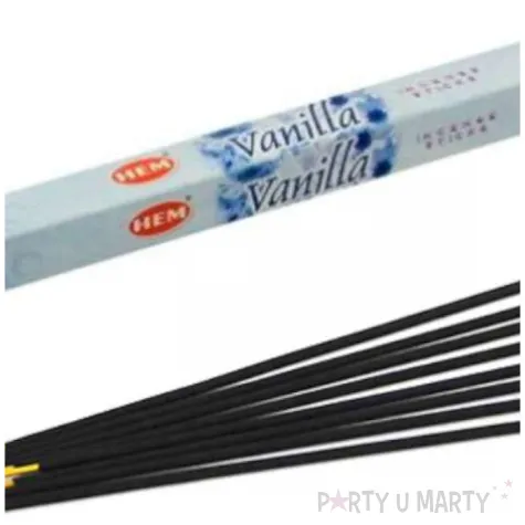 kadzidelka indyjskie zapach wanilia dlugie hem 8szt