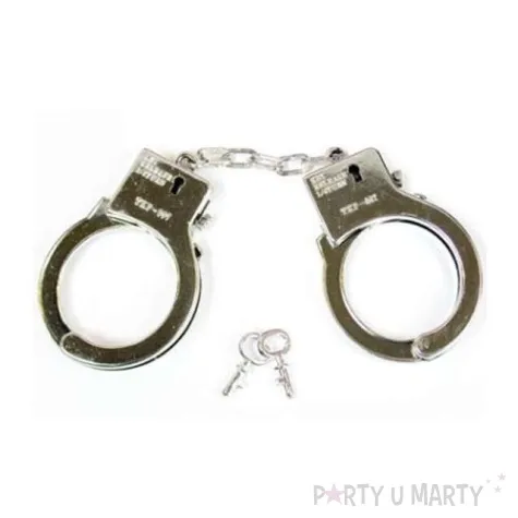 kajdanki party klasyczne srebrne