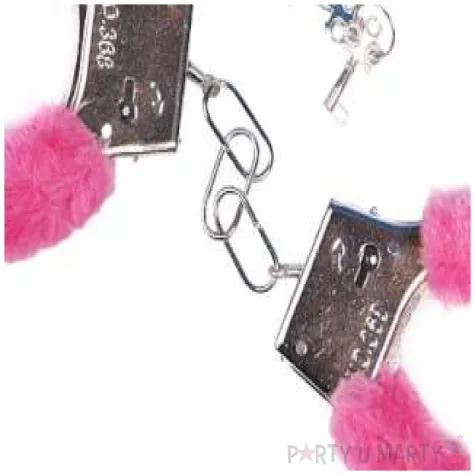 kajdanki party sexy futerko rozowy partydeco