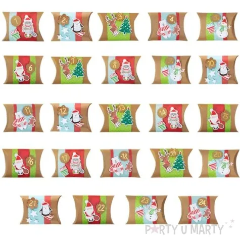 kalendarz adwentowy diy swiateczne prezenciki partypal 1 kompl
