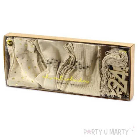 kalendarz adwentowy diy woreczki partydeco