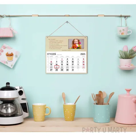 kalendarz dzien dziadka ze zdjeciem 29x26 cm