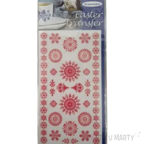 kalkomania wodna wielkanocne pisanki ornament brewis