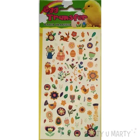 kalkomania wodna wielkanocne pisanki wiosenne brewis