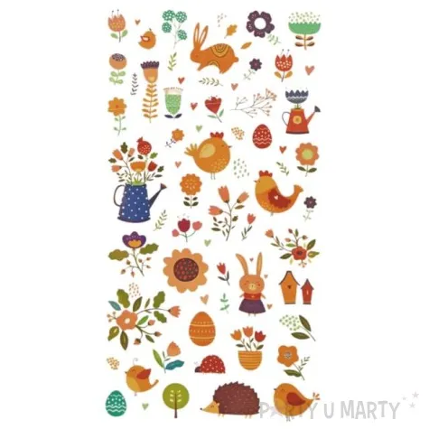 kalkomania wodna wielkanocne pisanki z konewka brewis