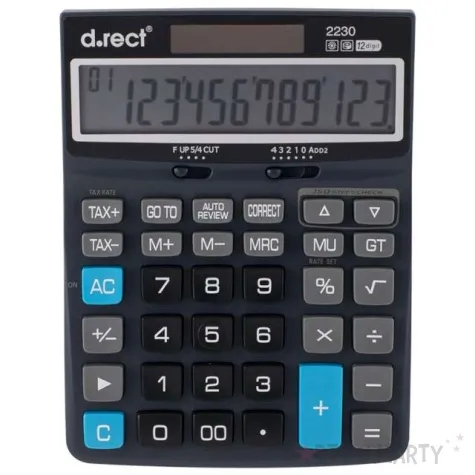 kalkulator biurowy classic lux czarny d rect no 2230