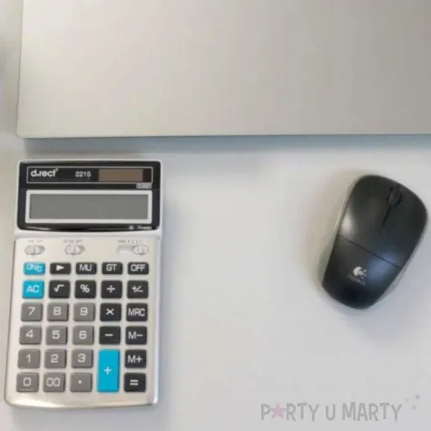 kalkulator biurowy metalic szary d rect no 2215