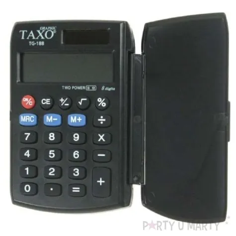 kalkulator kieszonkowy classic czarny titanum