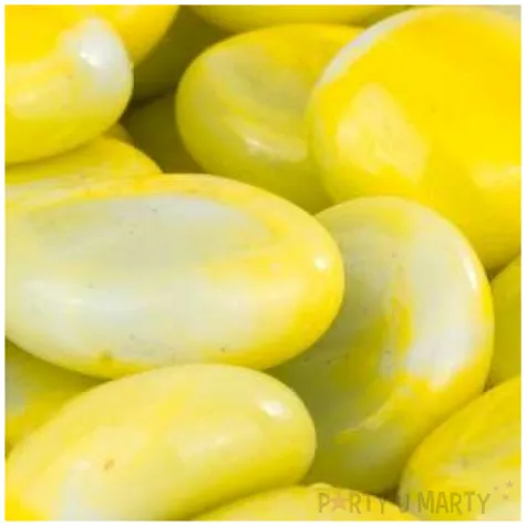 kamienie dekoracyjne plaskie zolte dekolo 40 szt