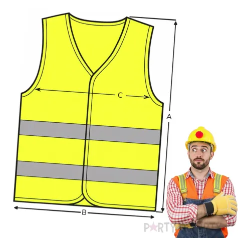 kamizelka odblaskowa ze smiesznym nadrukiem z napisem wieczor kawalerski na prezent