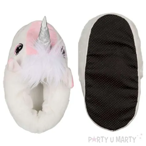 kapcie jednorozce popielate rozm 37 38 ootb